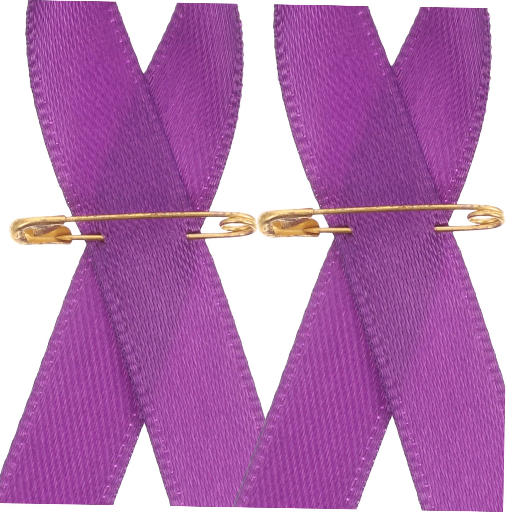 100 Piezas de Alfombra de la Solapa del Arco púrpura Pin Anti-Violencia Broche Creative Pin para
