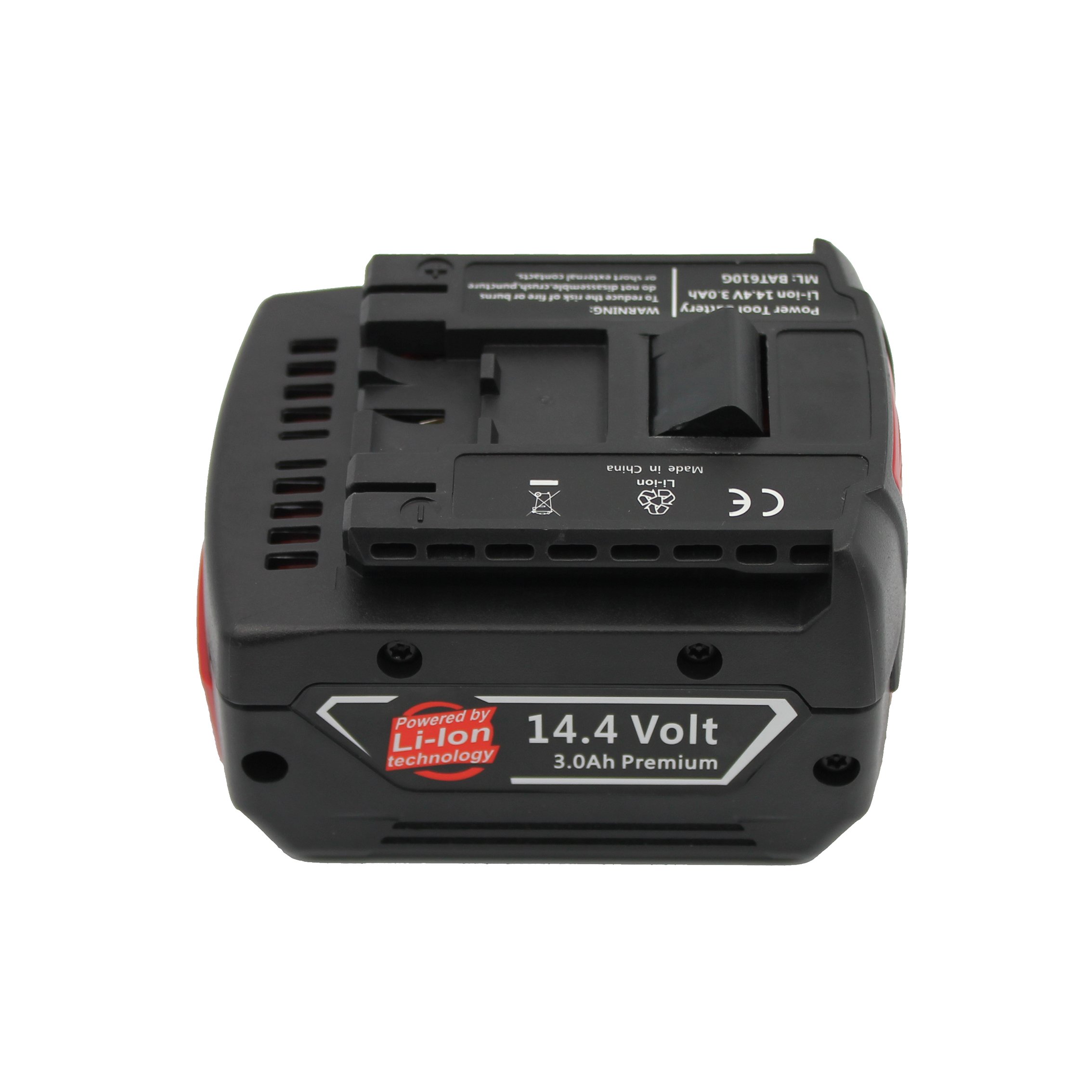 KINSUN Batería de Repuesto Li-ION 14,4 V 3,0 Ah para Taladro Inalámbrico Herramientas Electroportátiles BAT607, BAT614, GSR 1440-LI, GDS 14,4 V-Lin, 2 607 336 318, 2 607 336 607, 2 607 336 740