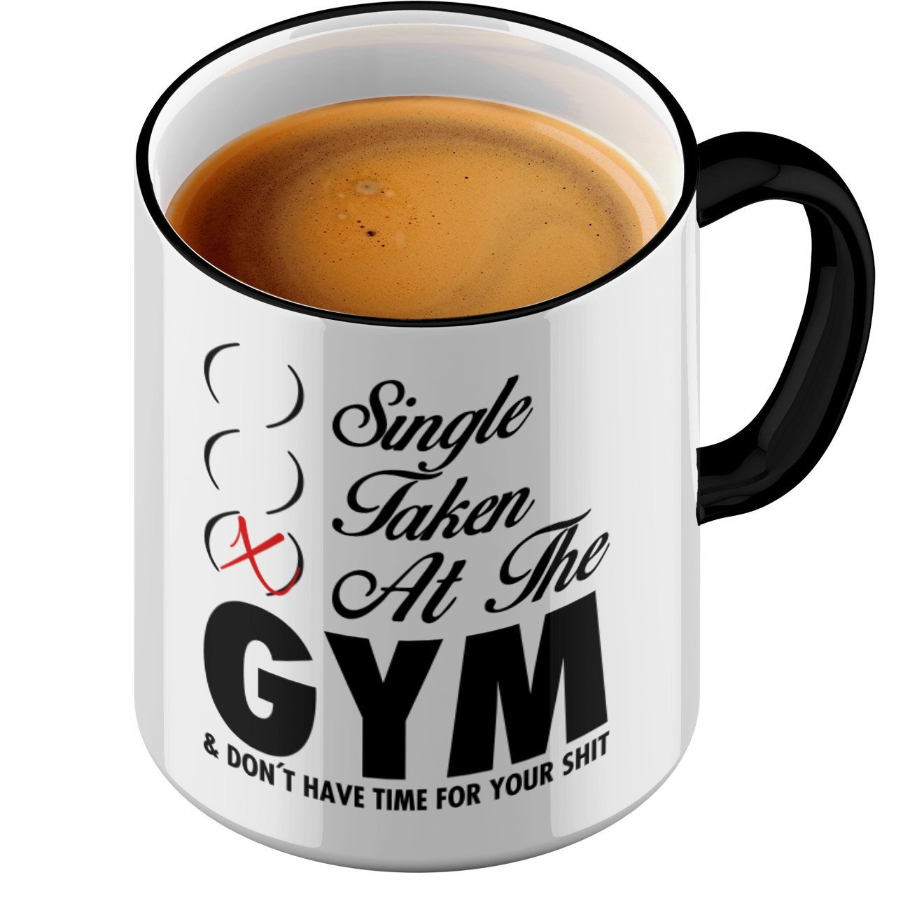 Funtasstic Mug Single Taken At The Gym, Coffee Mug Design by StyloTex