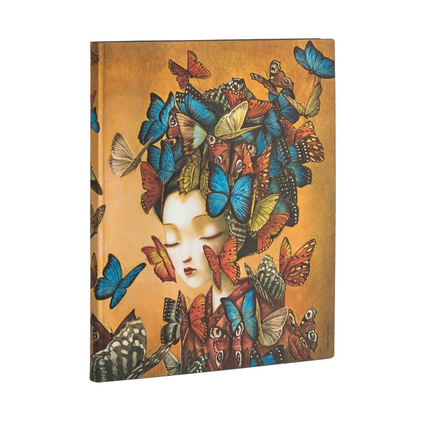 Paperblanks Softcover Flexis Madame Butterfly | Lined | Ultra (180 × 230 mm)