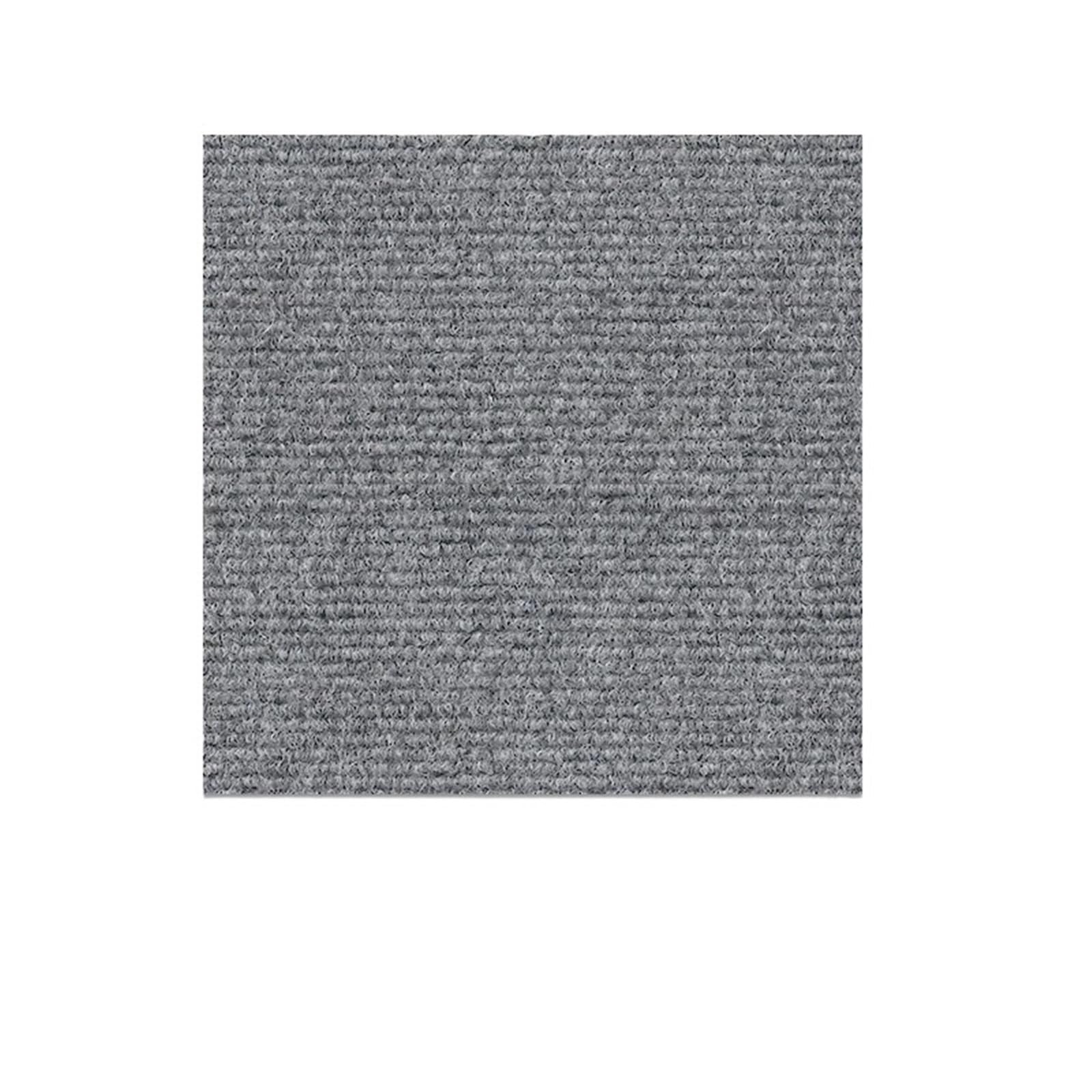 Teppichfliesen Selbstliegend 20 selbstklebende Teppichquadrate (30 x 30 cm) in 9 Farben, abziehbar und wiederverwendbar, ideal for Heimwerkerprojekte.(Light Grey)
