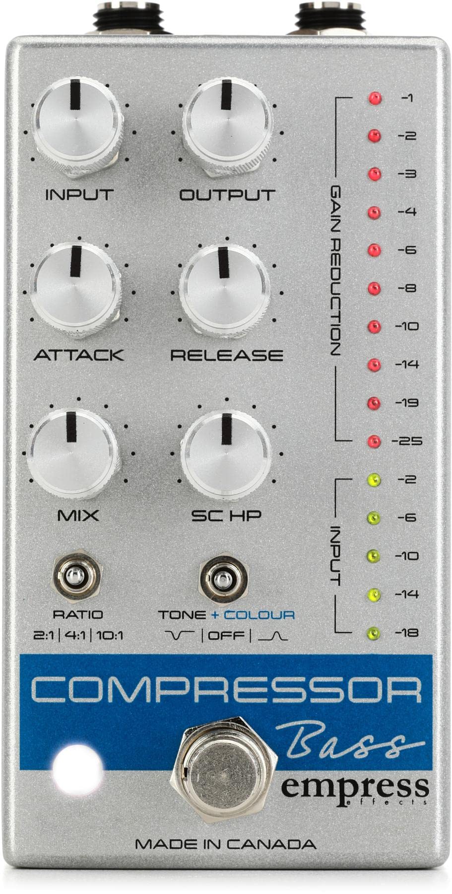 ベース empress effects Bass Compressor BassSilverFront_-
