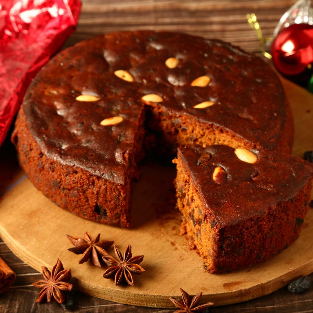 Sugar-Free Eggless Nut & Fruit Cake for Diabetics, Sugarless Bliss Cake-1kg