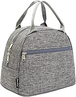 Vista 19 de Bolsa de almuerzo aislada FlowFly - Bolsa de asas organizadora para mujeres/hombres, Alpaca