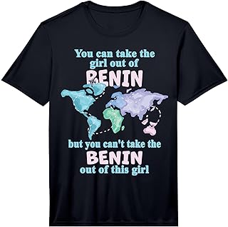 Proud Girl from Benin - Relocation from Benin Performance T-Shirt