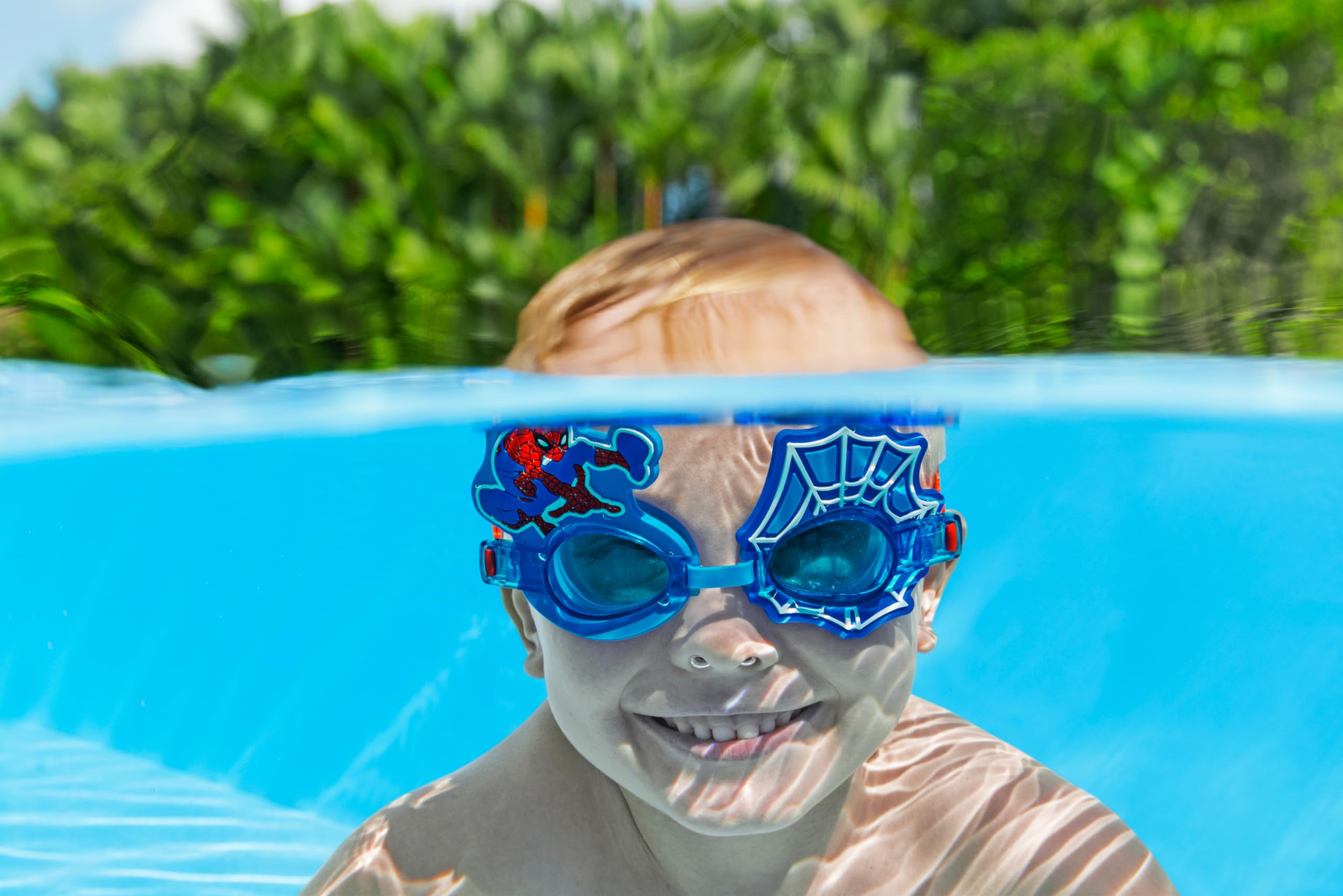 Bestway 98022 Occhialini da nuoto Marvel® Spider-Man™, anni 3+