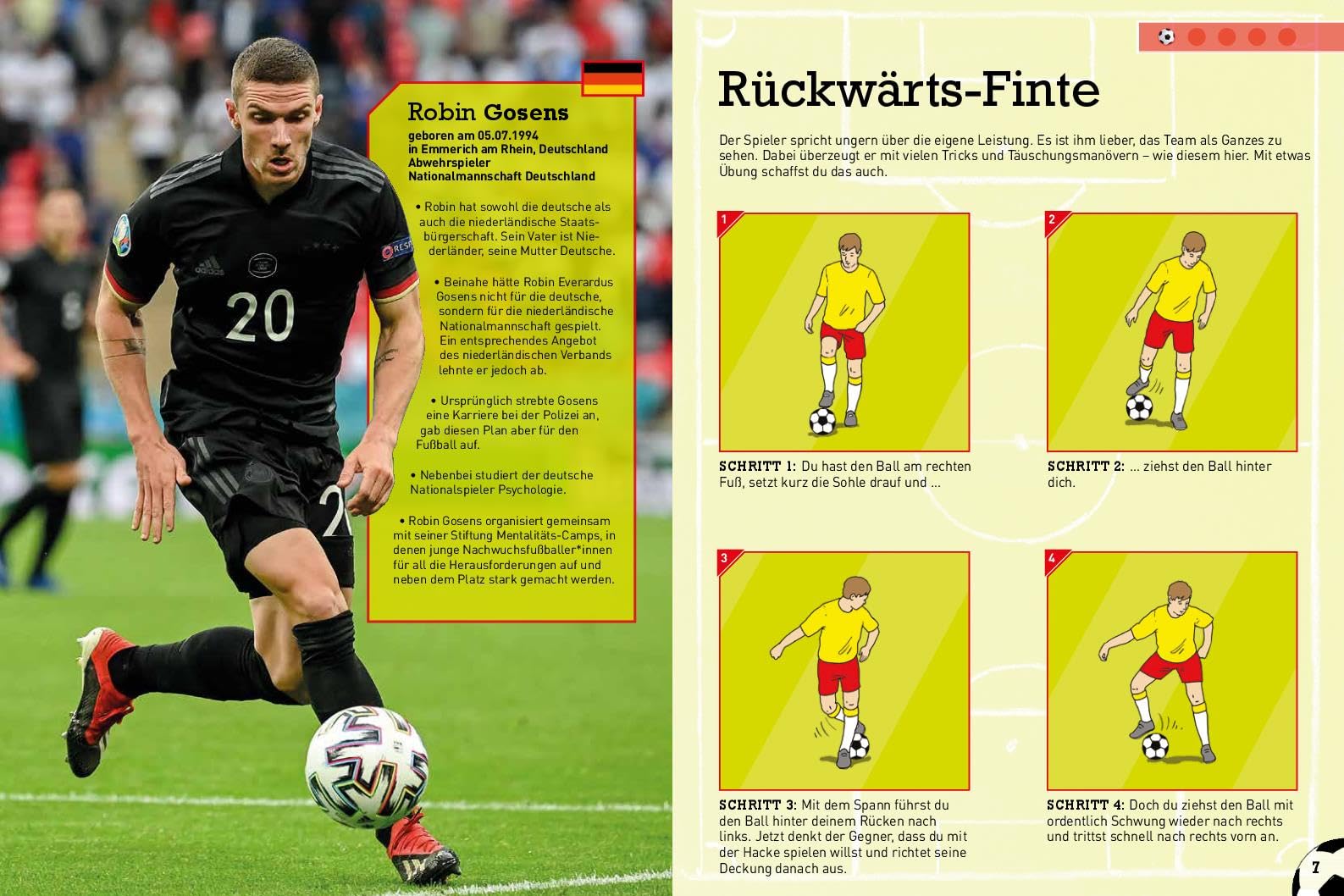 Die besten Fußballtricks I Fussball Buch für Kinder ab 7 Jahren: Mit Poster. Dribbeln, passen, schießen - Geschenk für Jungen + Mädchen