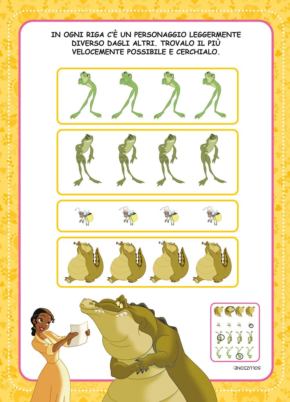 Disney Princess 100 pagine per colorare leggere giocare Sticker special color Ediz a colori