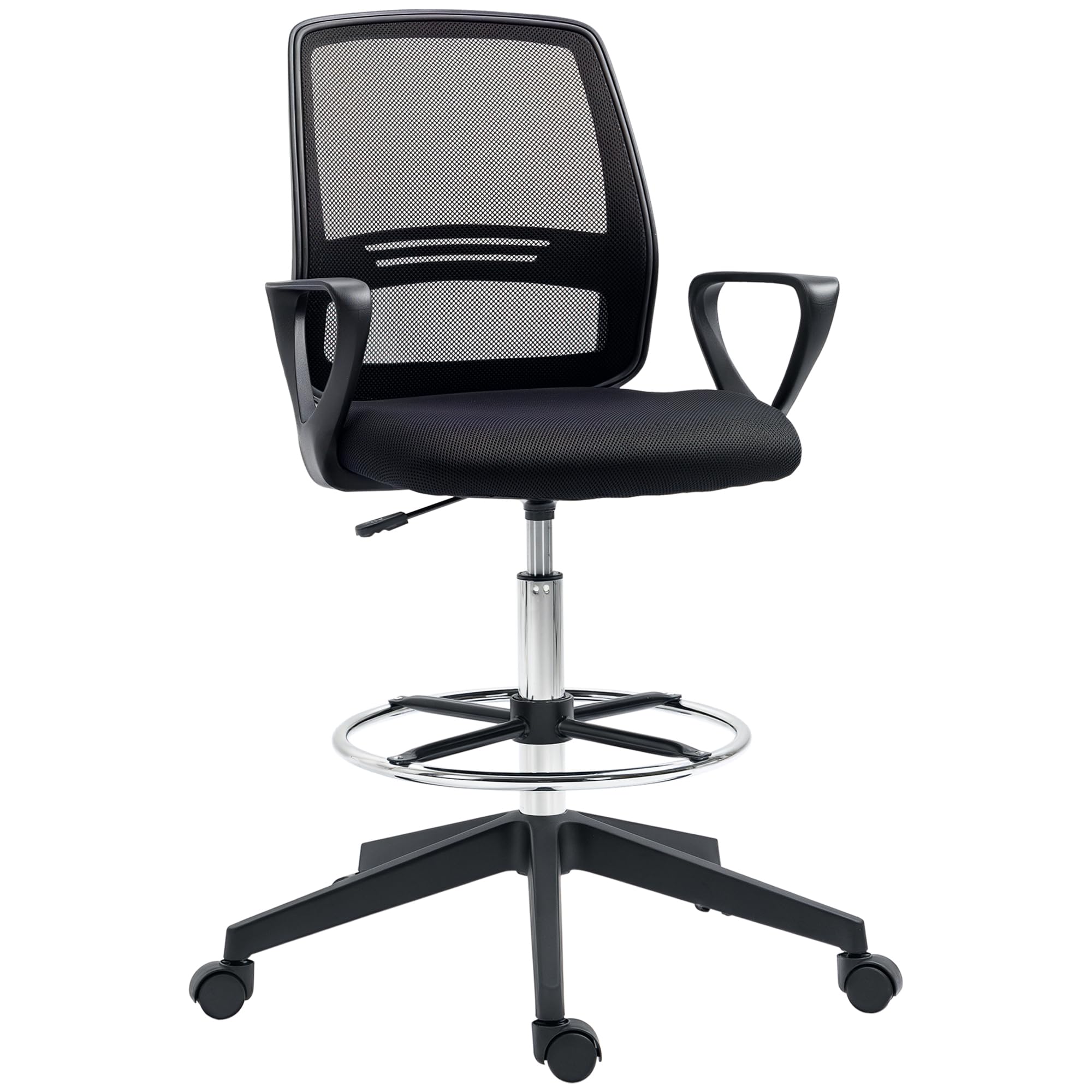 Vinsetto Ergonomischer Bürostuhl mit verstellbarer Fußstütze