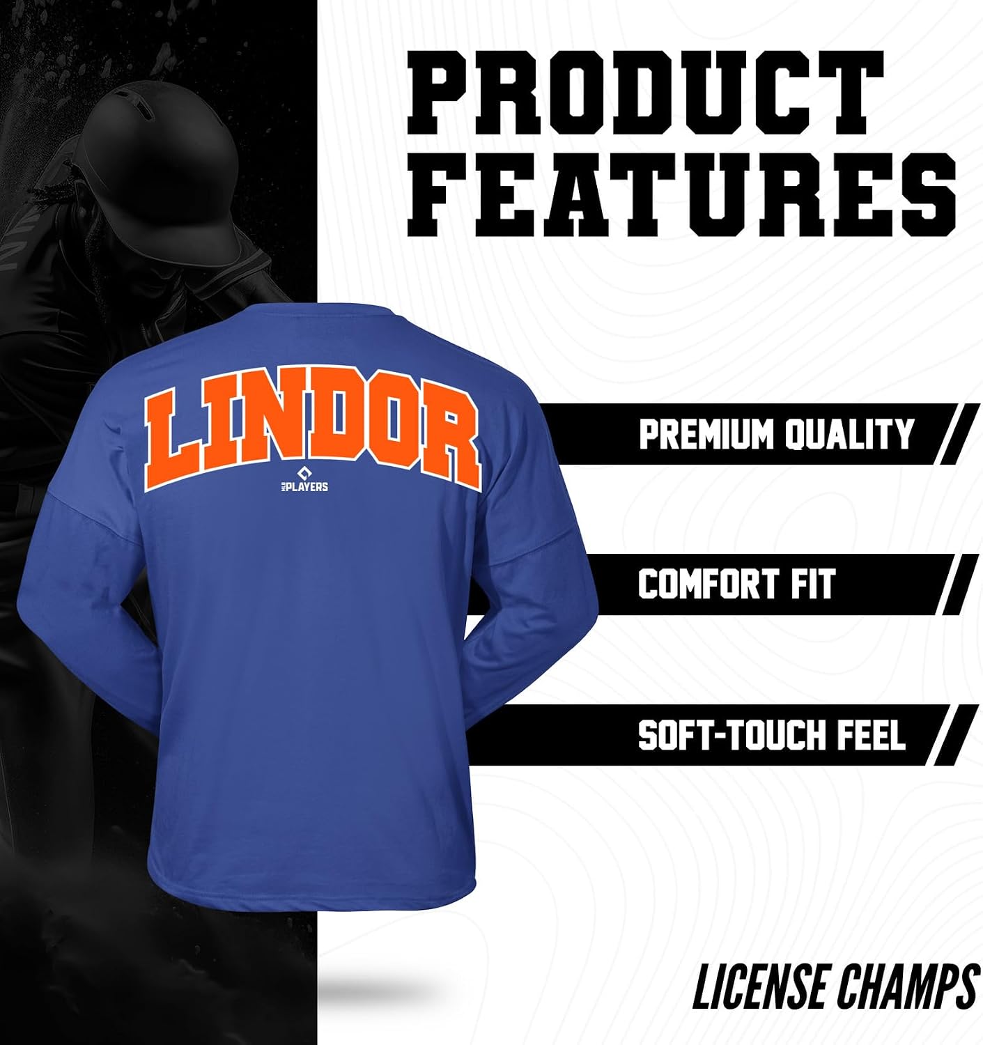 Rally Jersey | Official MLB Players Baseball Spirit | Oversized Fan Jersey Shirt for Game Day