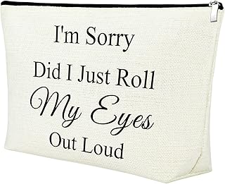 Mxrymvu Divertida bolsa de maquillaje sarcást...