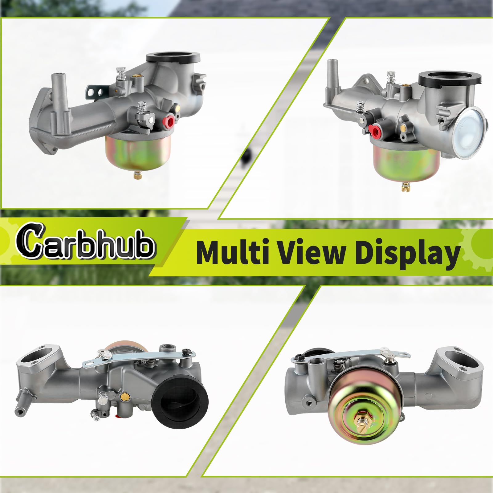 Carbhub 491590 193700 392152 Carburatore per 491590 390811 392152 Carb Adatto 191700 192700 193700 Serie motore con guarnizione Kit filtro olio aria