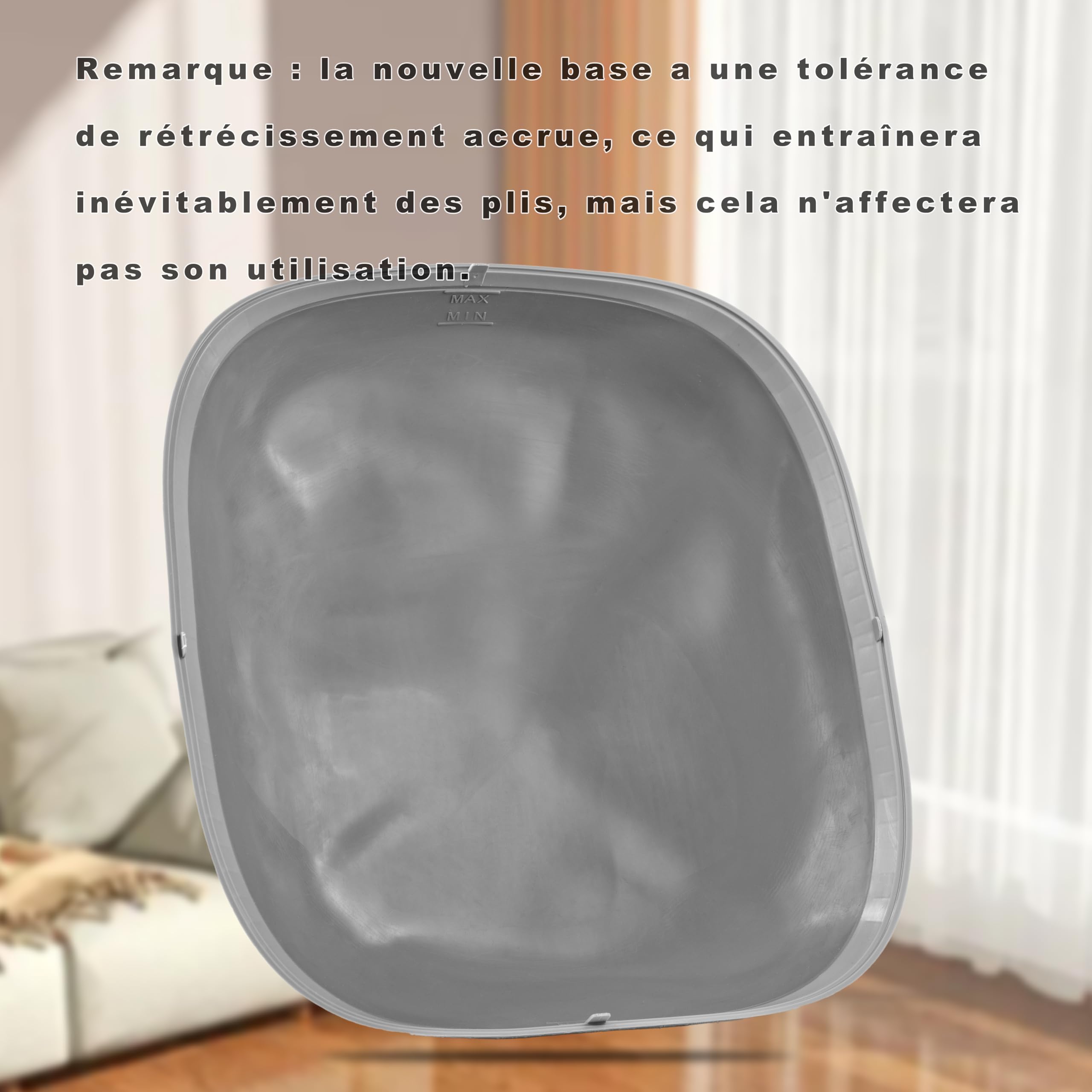 Tapis Litiere Chat Silicone, Imperméable Tapis de Litière pour Chat, Facile à Nettoyer, Comme Alternative au Revêtement de Sol en Silicone Autonettoyant pour Bacs à Litière pour Chats
