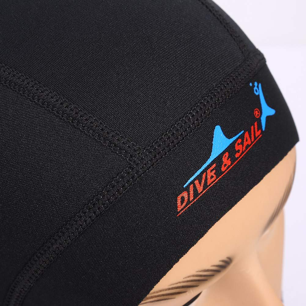 Alomejor Cappuccio da Sub 1mm 3mm Neoprene per Snorkeling Kayak Sport Acquatici