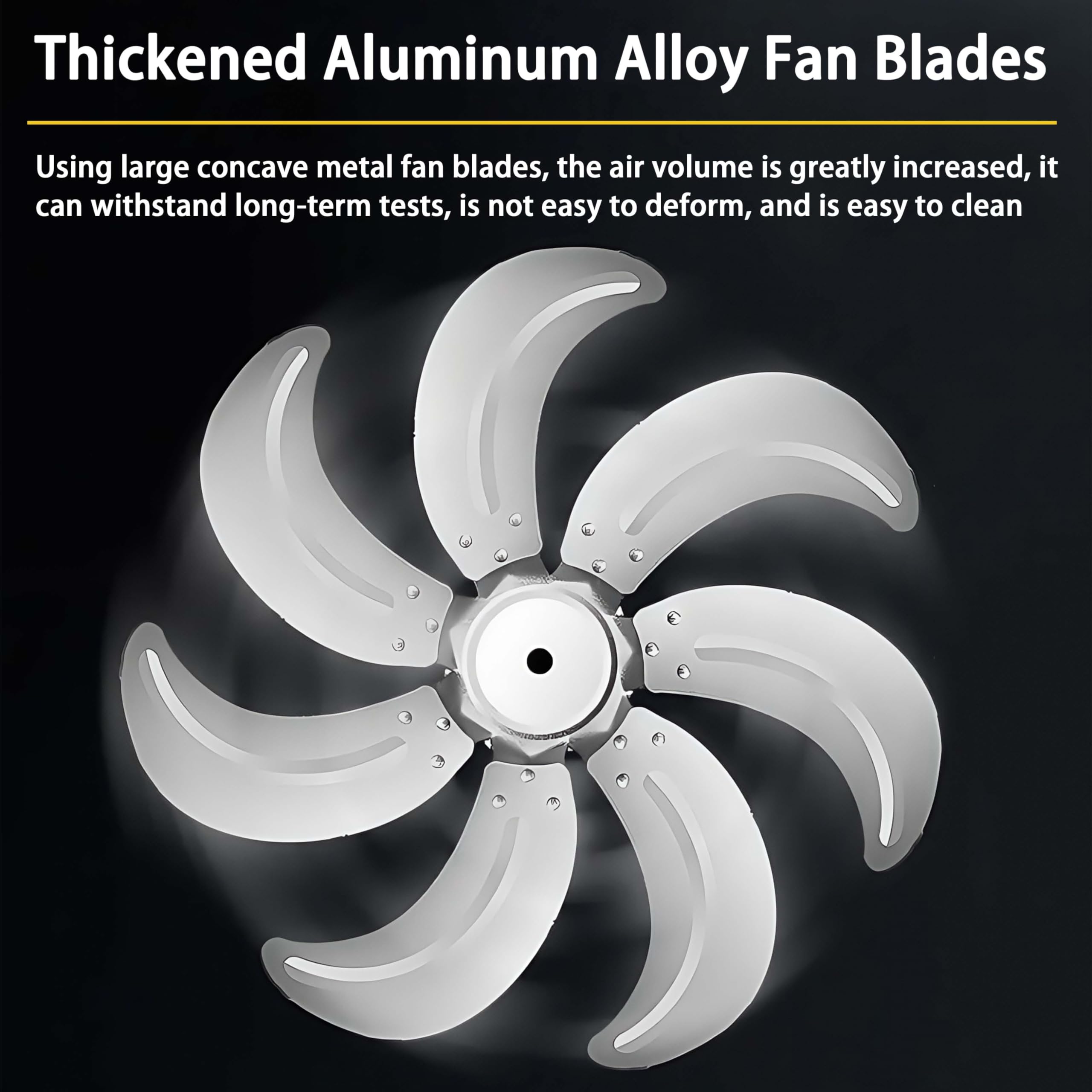 Ventilador de tambor industrial grande de 3 velocidades de alta velocidad con ruedas integradas y asa para garaje, almacén, talleres, fábrica y sótano