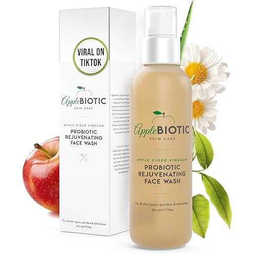 Limpiador facial natural de vinagre de sidra de manzana gel exfoliante espumoso limpiador facial para hombres mujeres adolescentes y todo tipo de Limpiador facial natural de vinagre de sidra de manzana gel exfoliante espumoso limpiador facial para hombres mujeres adolescentes y todo tipo de