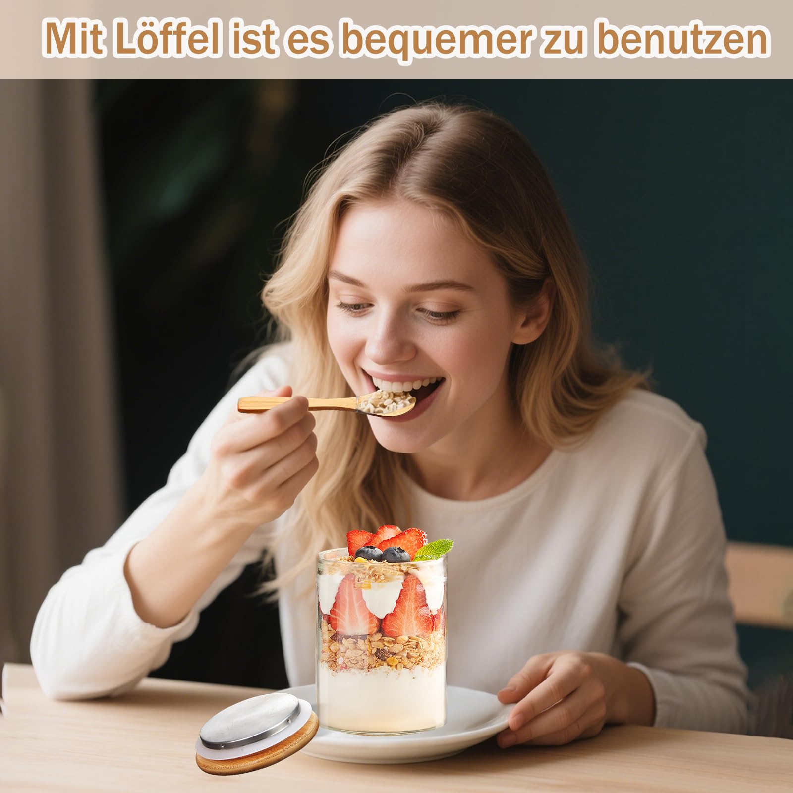 Suclain Einmachgläser 9er Set Mit Deckel - 473 Ml, Luftdicht, Für Overnight Oats, Meal Prep & Aufbewahrung