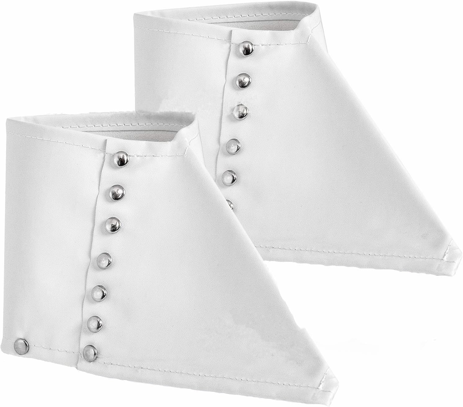 BLESSUME Historical Gangster Spats Shoes Covers White 1920s Accessories