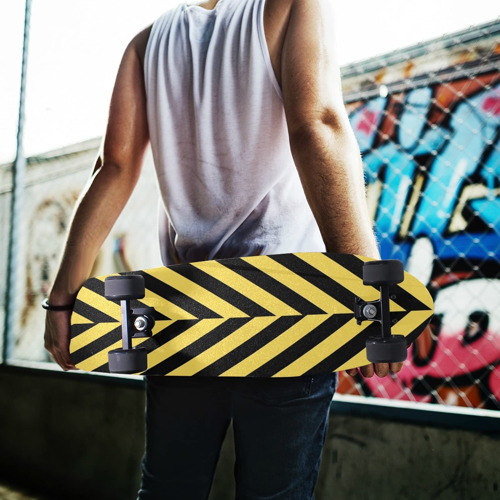 LDIYEU Grip De Skateboard Feuilles Vertes Japonaises – 33x9 Pouces, Antidérapant, Auto-adhésif, Sans Bulles, Design Personnalisable