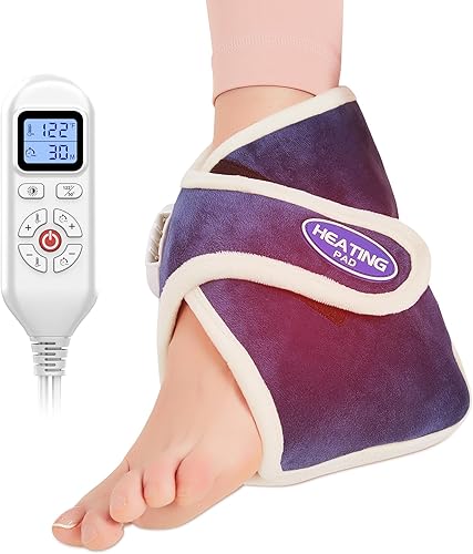 Miniatura 10 de AOBOCO Almohadilla térmica de cadera para aliviar el dolor de cadera/ciática, soporte de cadera calentado ajustable de 86 ℉ a 158 ℉ - Almohadilla