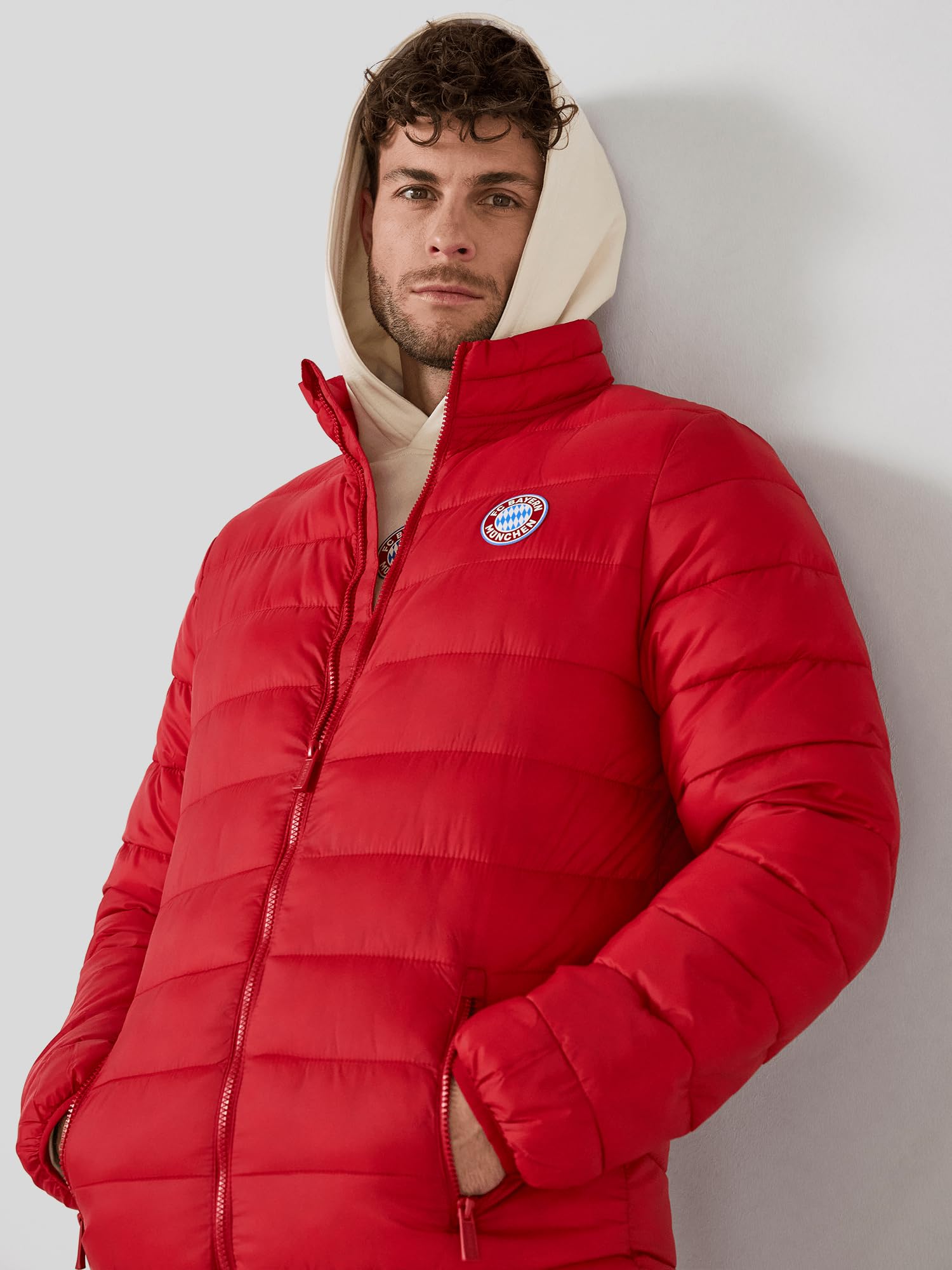 FC Bayern München | Steppjacke Essentials | Herren | Rot