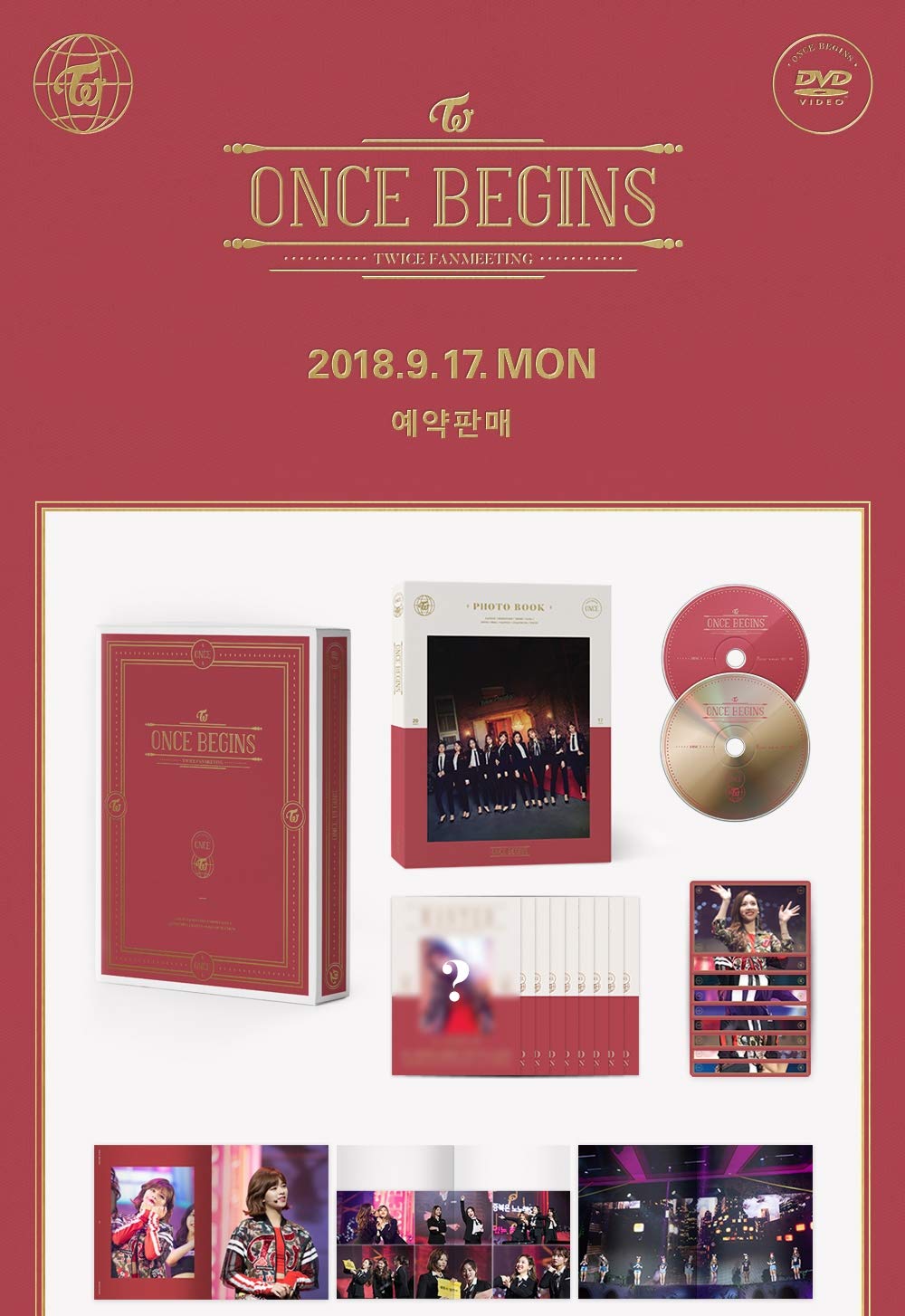 JYP Entertainment Twice - Twice FANMEETING Once Begins DVD 2Discs+
