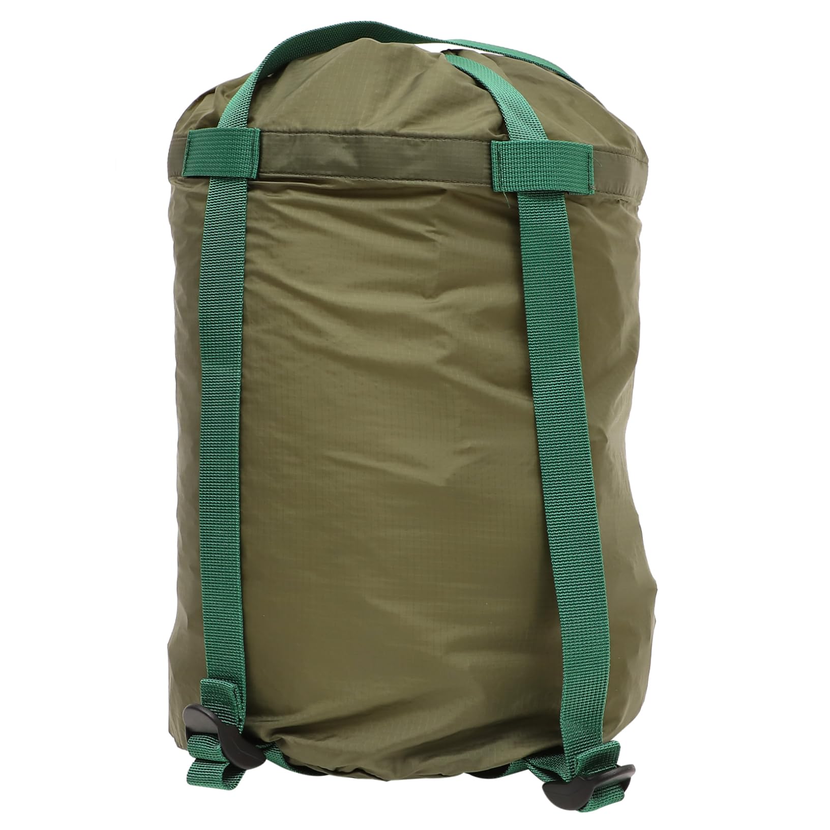 POPETPOP Portable Compression Bag for Outdoor Gear Drawstring Stuff Sack for Sleeping Bags Quilts Lightweight Storage for Camping and Hiking Green