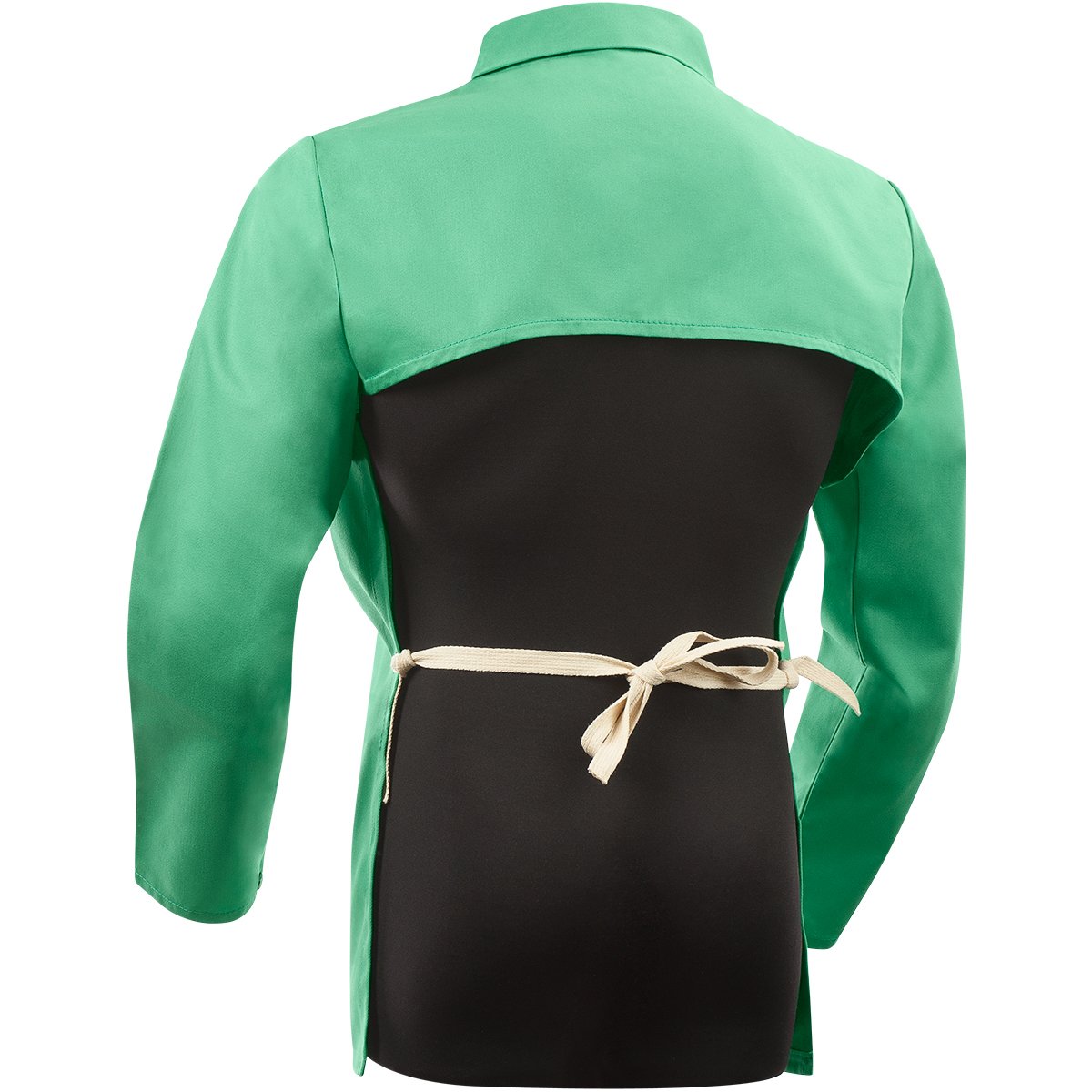 Steiner 1033-4X Cape Sleeve with 19-Inch Bib, Weldlite Green 9.5-Ounce Flame Retardant Cotton, 4X-Large