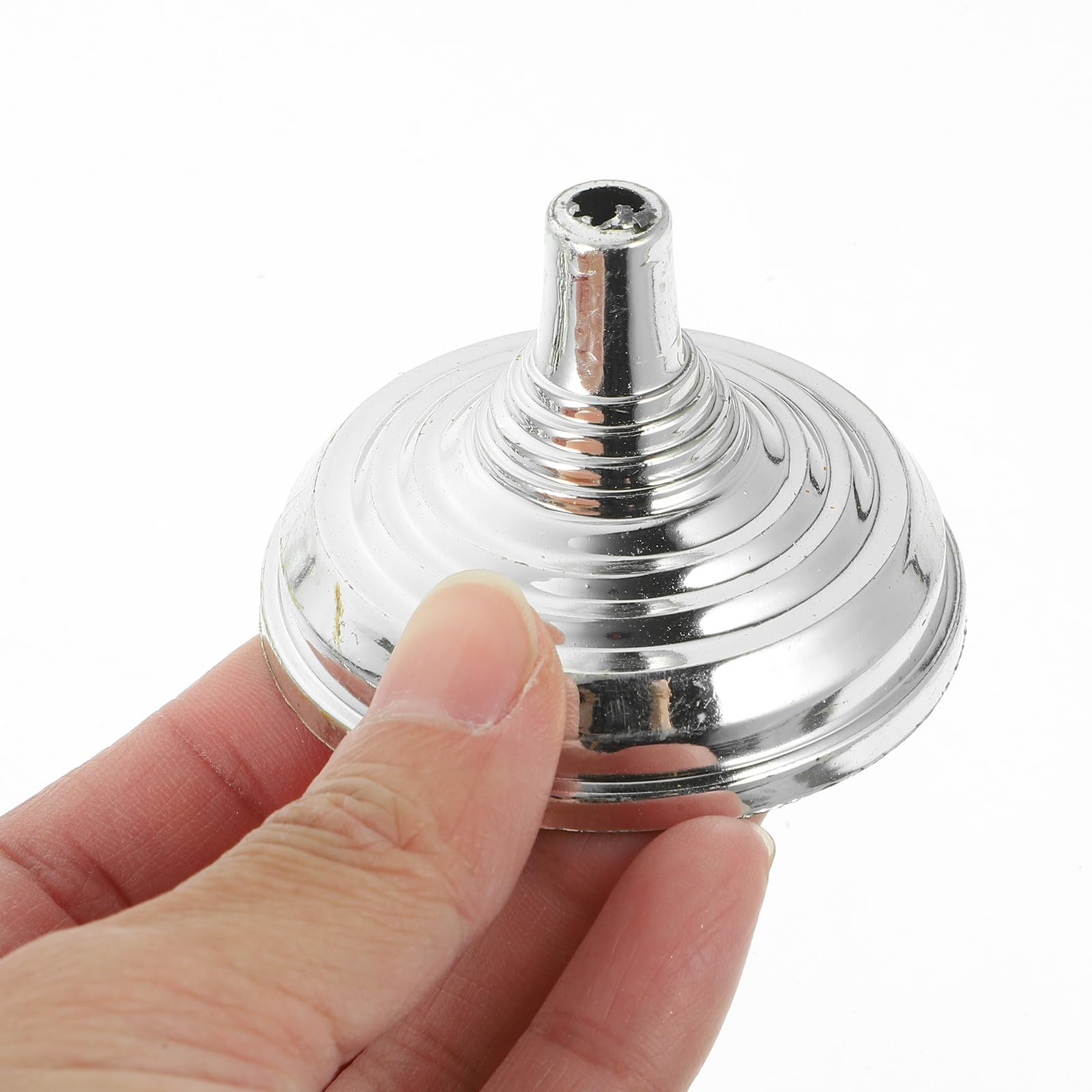 Uonlytech 30 Pezzi Mini Supporto per Bandiera da Scrivania in Plastica Argento, Facile da Usare e Stabile, per Decorazioni Festa e Ufficio