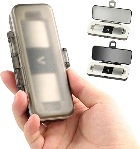 Vista 7 de Hard Shell Case Only for KardiaMobile 6L & 6L MAX Heart EKG Monitor, Waterproof & Scratch-Resistant Kardia Mobile 6L Case, Easy to Carry Negro