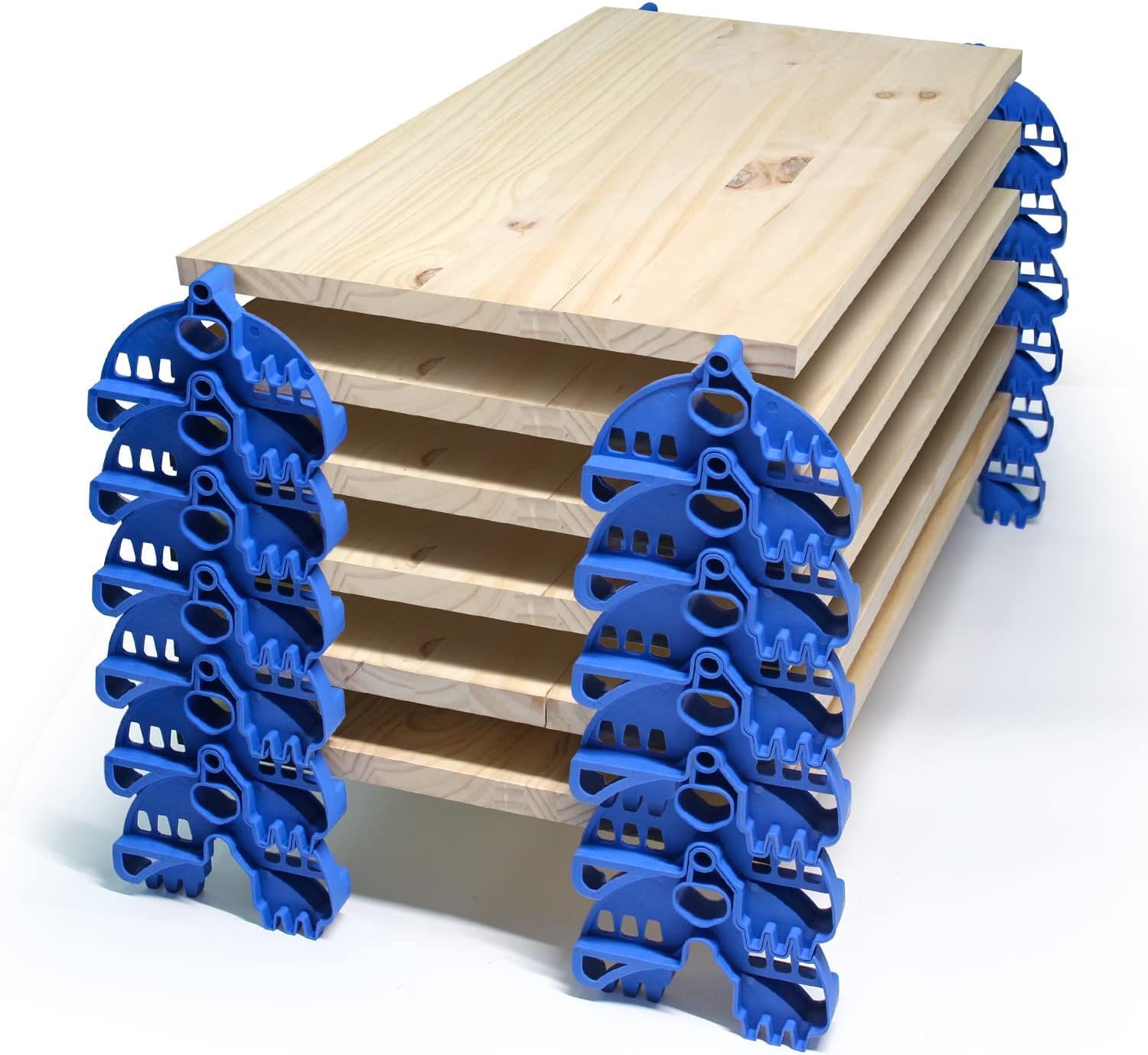 TOPOWN Spray Paint Racks 24pcs, Door Painting Stand, paint Drying Rack, Racks Painting Doors, Trim/Kitchen Cabinet Stands, Painters Paint Rack Blue