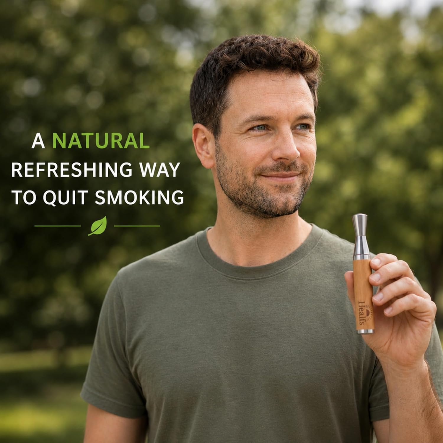 Smokeless Inhaler, Natural Air Flavored, Quit Bad Habit