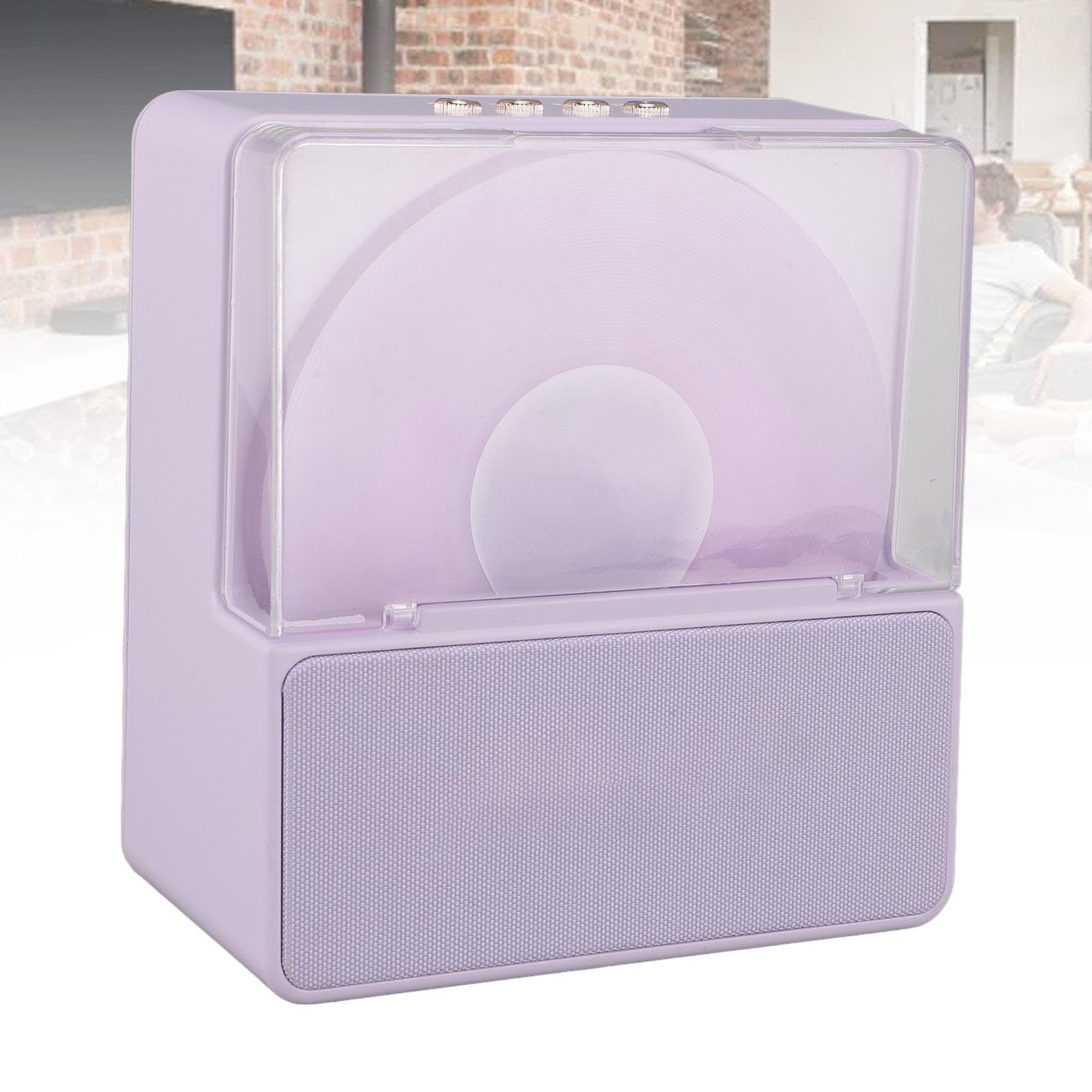Cocoarm 2 in 1 Retro Bluetooth Speaker Night Light, 2000mah (PURPLE)