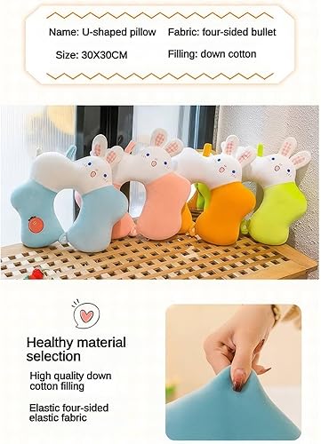 Miniatura 7 de Multifunctional U-Shaped Pillow, Creative Cartoon Cute Animal U-Shaped Pillow, Office U-Shaped Neck Pillow - Your Ultimate Travel Companion (Color
