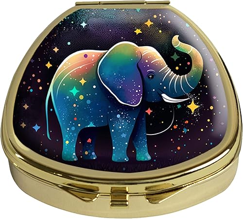 Miniatura 7 de Gixpop Pastillero lindo suculentas, pastillero de bolsillo, portátil, soporte para tableta, organizador de vidrio, cubierta de cristal, funda