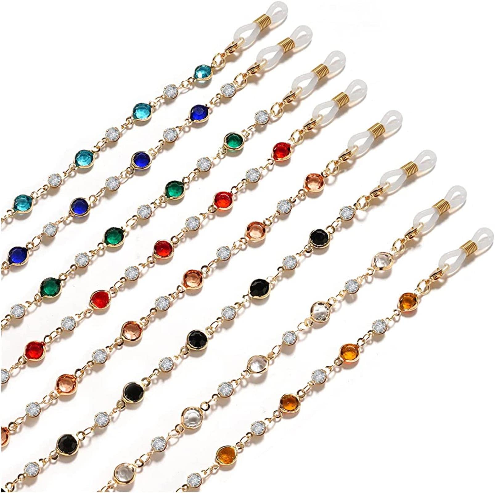 Chaînette pour Lunettes de Soleil, Cordon Porte-Lunettes, Accessoire de Maintien pour Lunettes de Vue pour Femmes