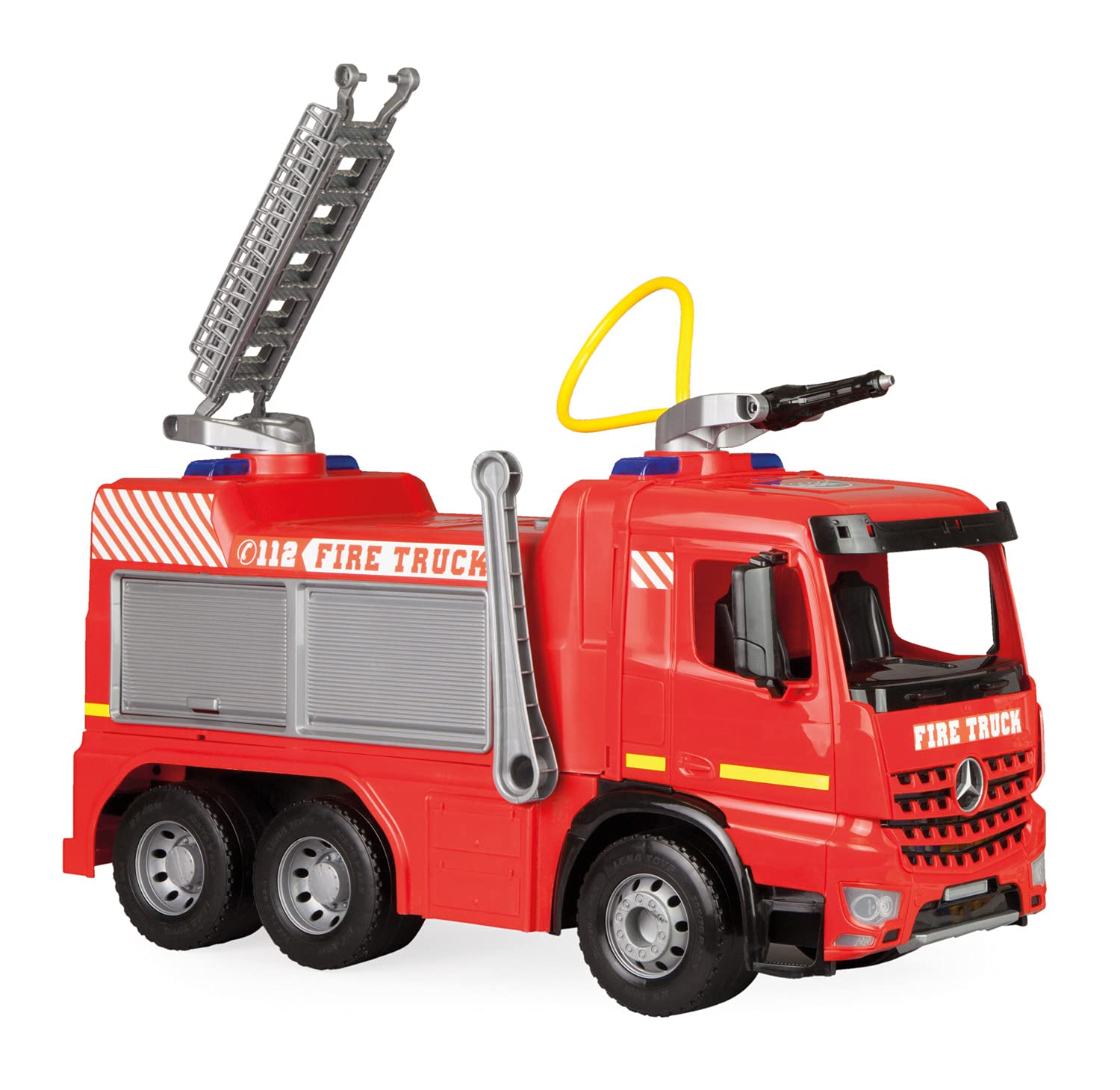 Camion de Pompiers Géant LENA GIGA Trucks - 66 cm avec Canon à Eau