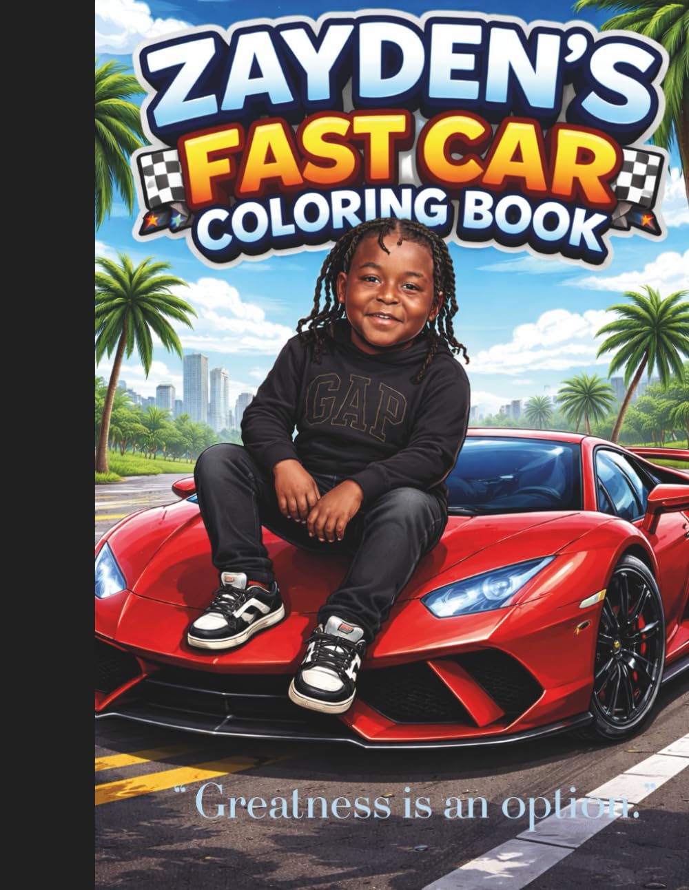 Zayden’s Fast Car Coloring Book