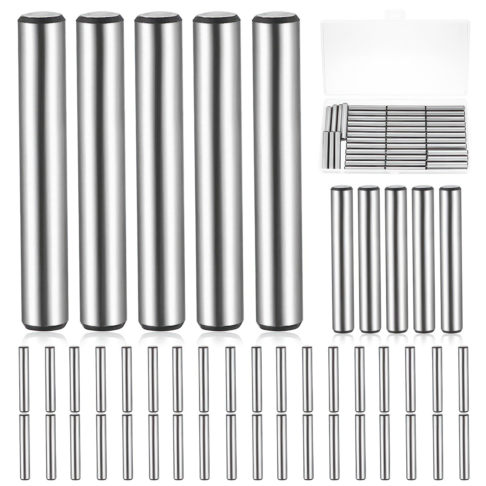 46 Pcs Clavijas de Escuadras para Estanterias, 6mm Clavijas de Soporte Baldas Armarios Estanteria, Cilíndricas Soportes para Baldas, Clavijas de Soporte de Estante, Soporte para Baldas