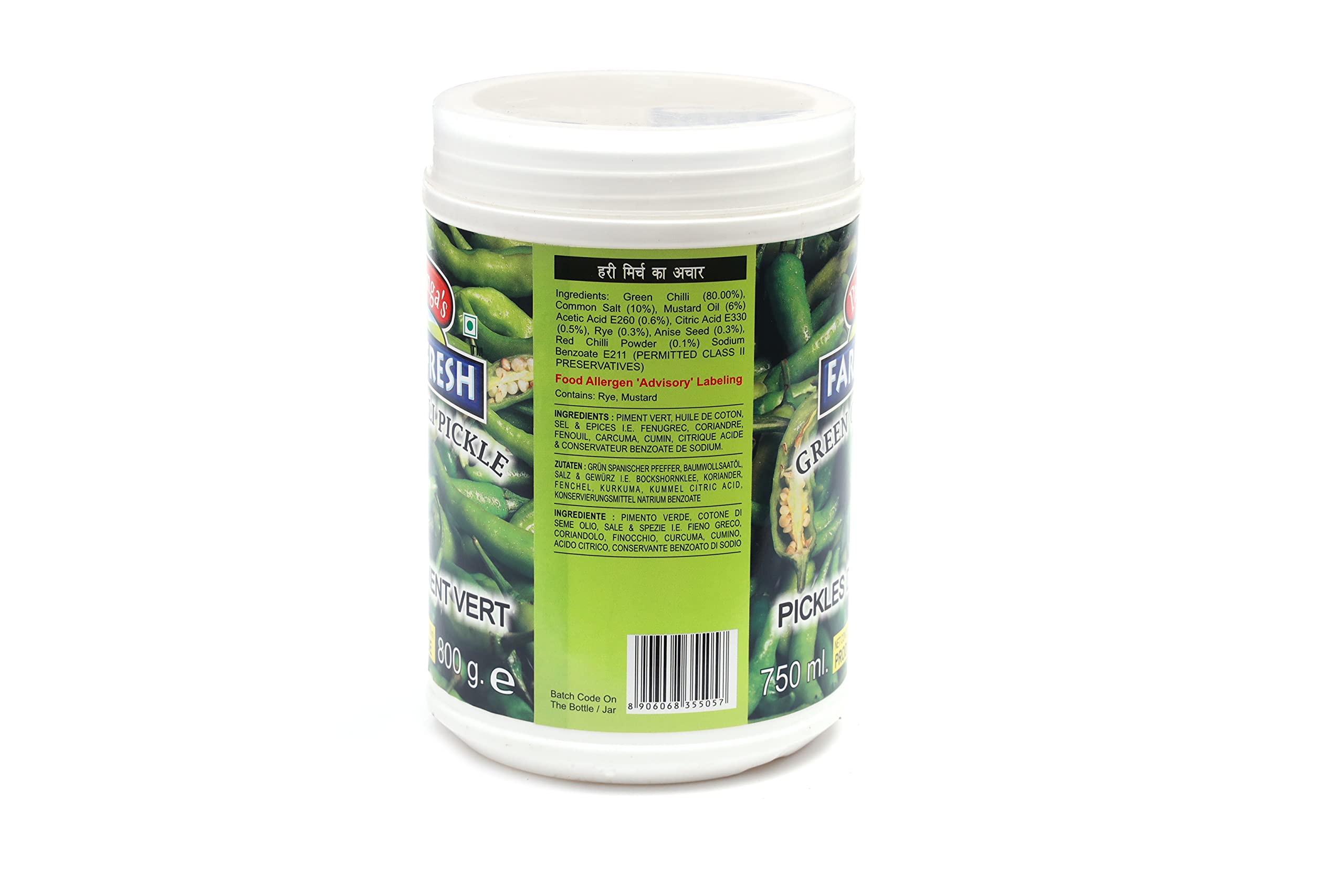 Pachranga’s Farm Fresh Green Chilli Pickle - 800 gm 2