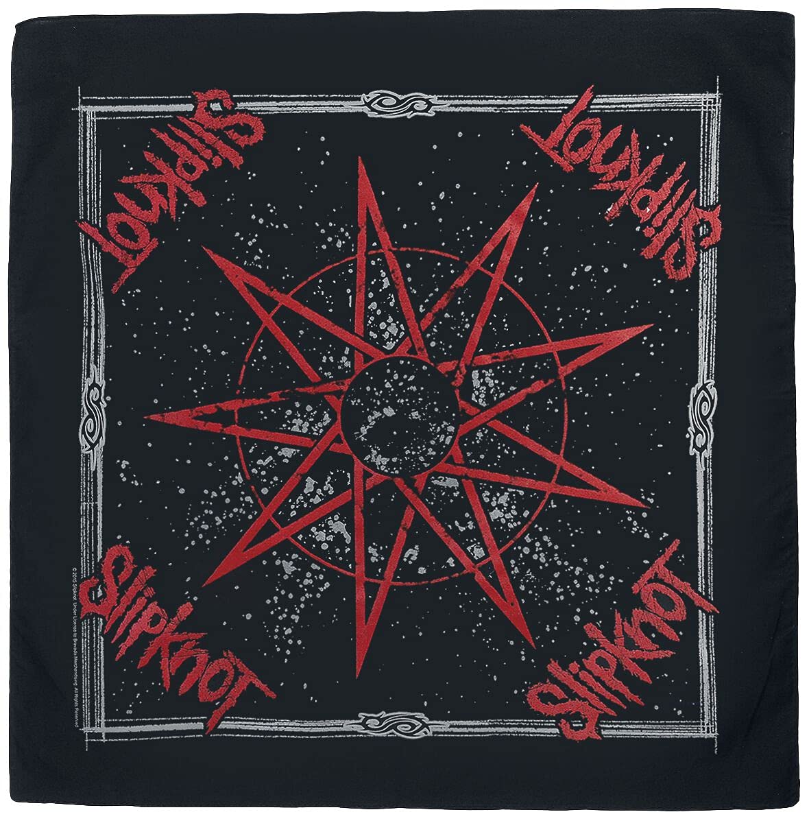 Slipknot Nine Pointed Star - Bandana Unisex Bandana Multicolore 100% Cotone-image