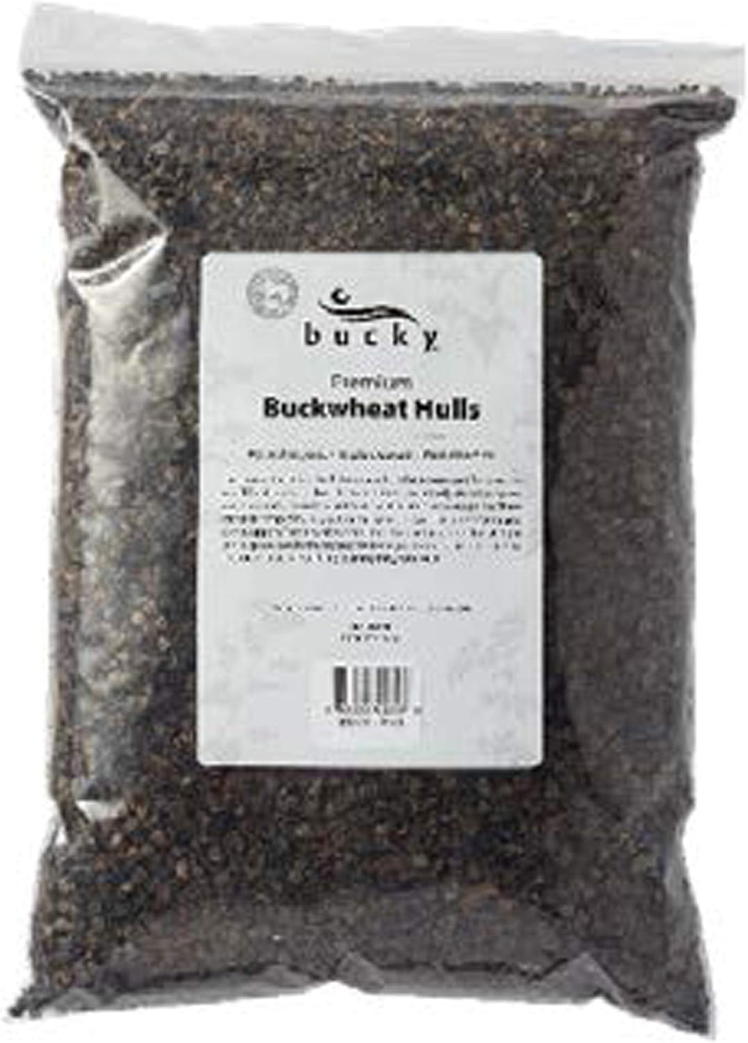 Bucky All Natural Buckwheat Hulls, Pillow Refill, 2 lbs Buckwheat Hulls