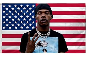 3x5 Ft Rapper Singer Tapestry American Flag with Brass Grommets