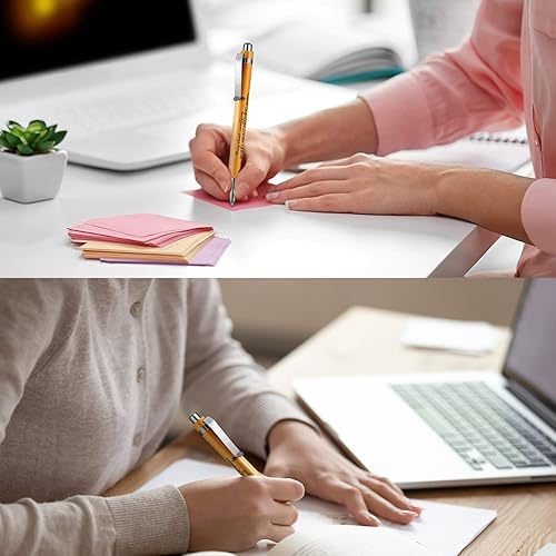 Miniatura 6 de Paquete de 50 bolígrafos retráctiles de bambú con versículos bíblicos, bolígrafos cristianos inspiradores con versículos bíblicos con bolígrafo de