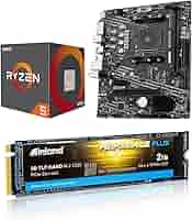 CPU ryzen5 5500 a520m-hdv ddr4 16gb AMD Ryzen 5 5600GT + MSI A520M-A PRO AM4 microATX Mobo +
