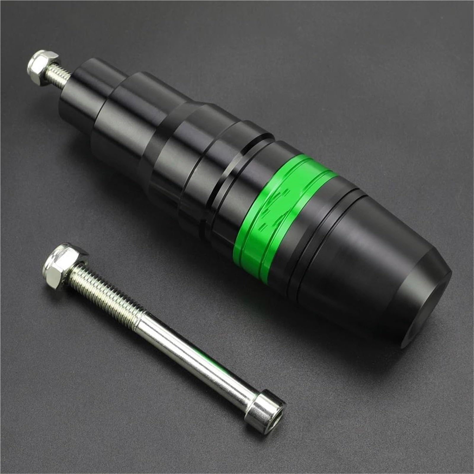 Anti Falling Pad Motorcycle Exhaust Slider Crash Protector For ZH2 Z H2 H2SX For Ninja R H2R Sliders Protection Frame Motorbike Protection(Green 1)