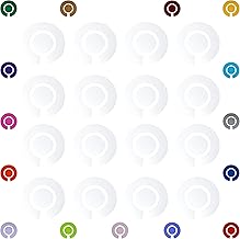 Acclaim Lawn Bowls Identification Stickers Markers Standard 5.5 cm Diameter 4 Full Sets Of 4 Self Adhesive Plain Colours