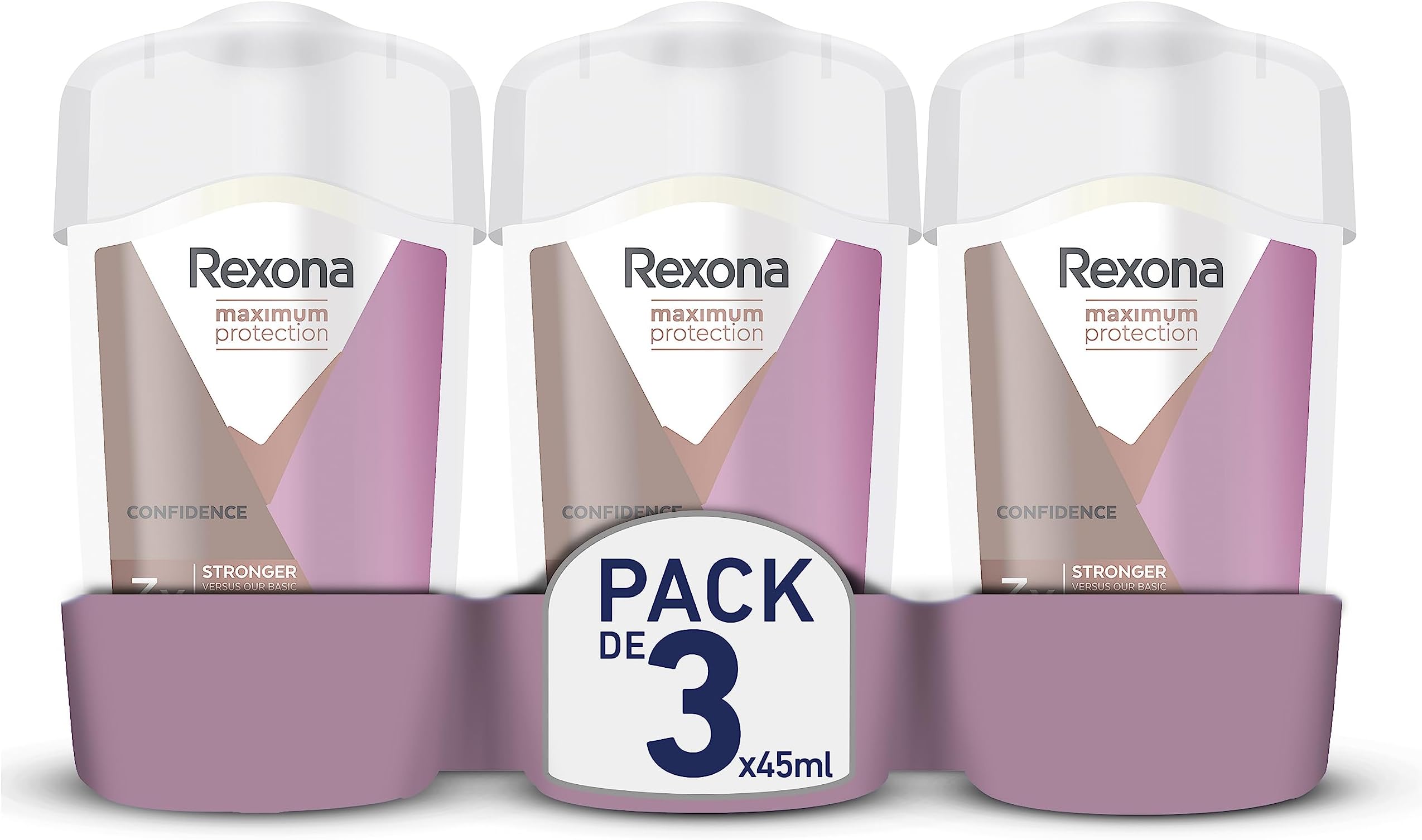 Confidence Antiperspirant Deodorant Stick 96H 45ml (Pack of 3)