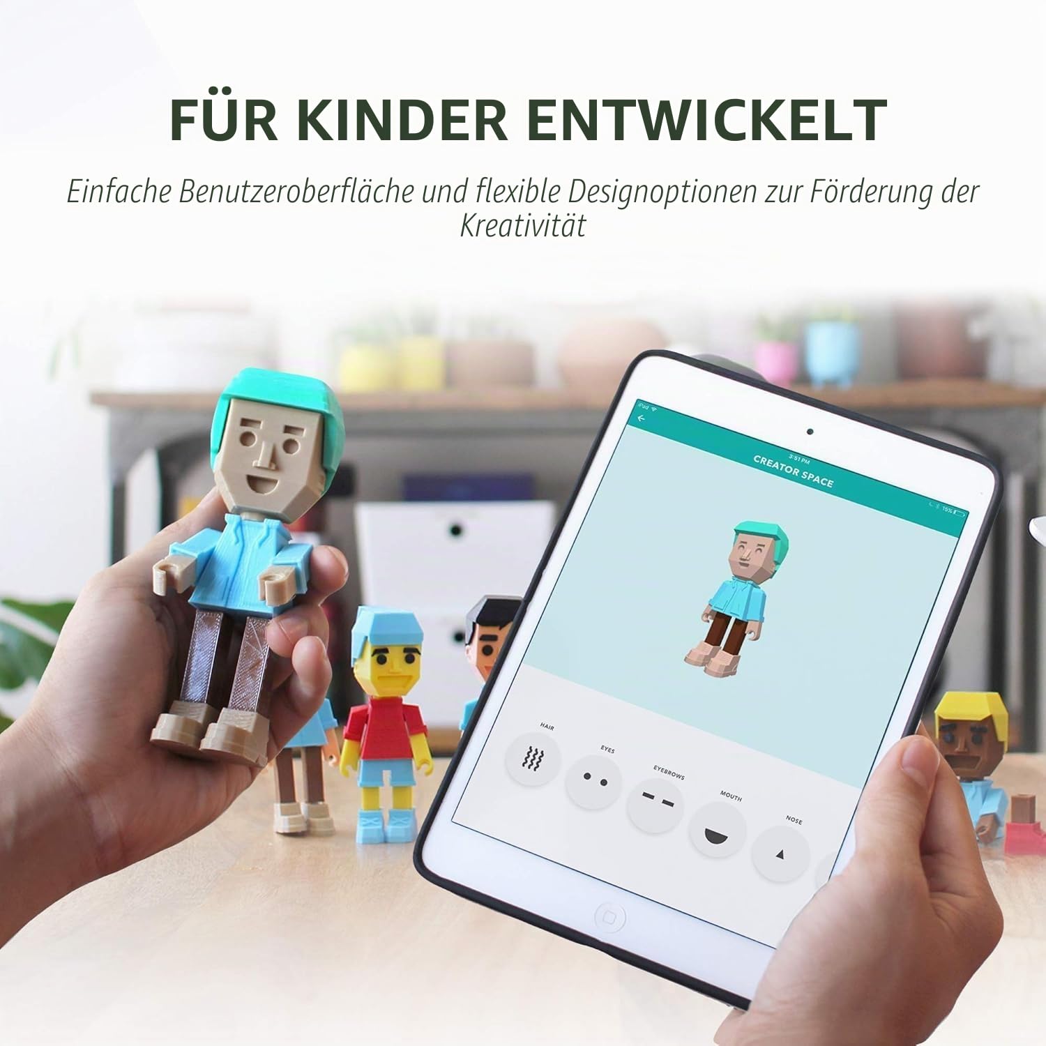 Toybox 1-Touch 3D-Drucker für Kinder und Familie – Deine persönliche Spielzeugfabrik – Keine Software erforderlich, über 10.000 Designs, kreatives Lernen zuhause (Alpha 2)