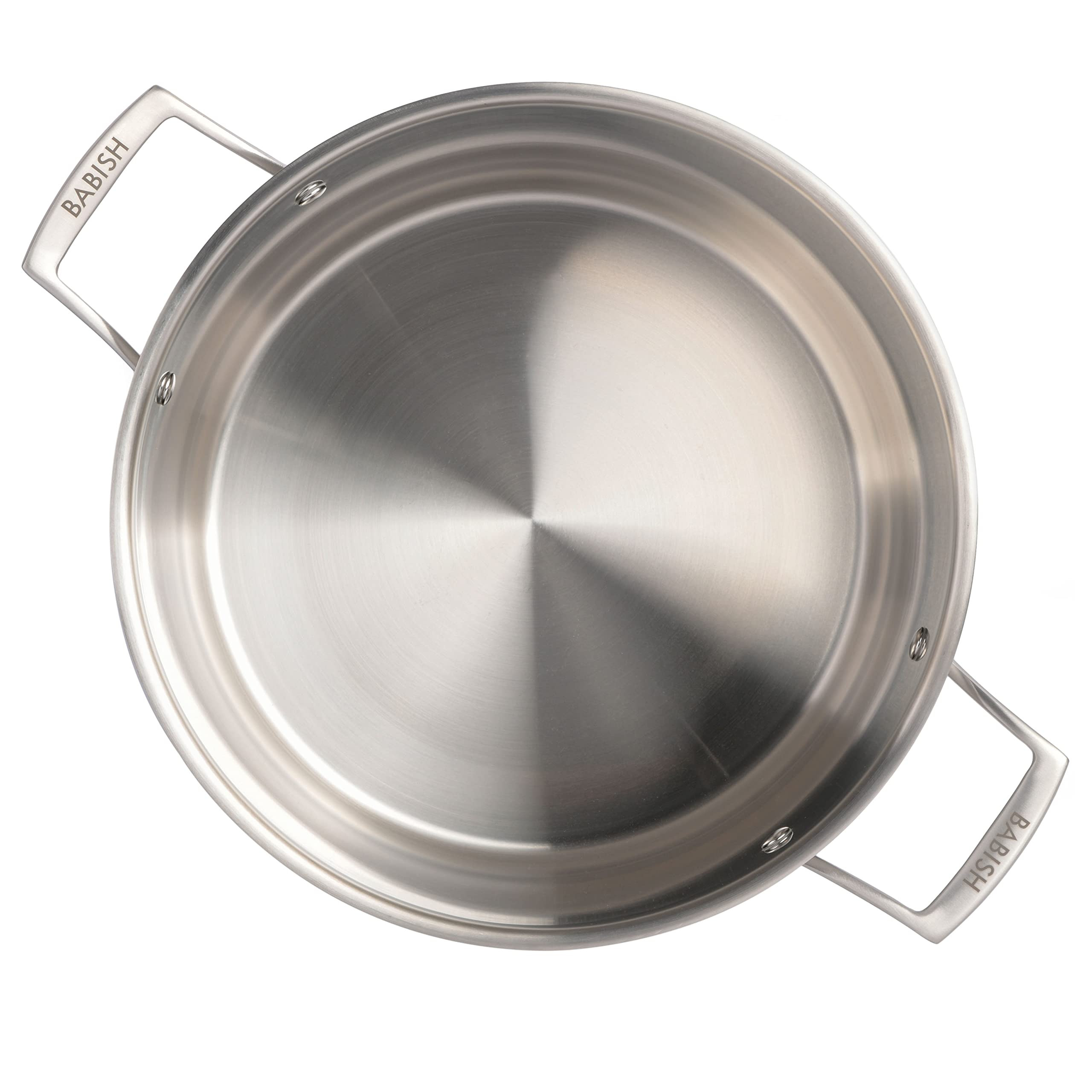 Babish 12-Quart Stock Pot - Stainless Steel -3